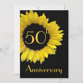 50th Årsdagguldsolros Inbjudningar