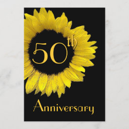 50th Årsdagguldsolros Inbjudningar