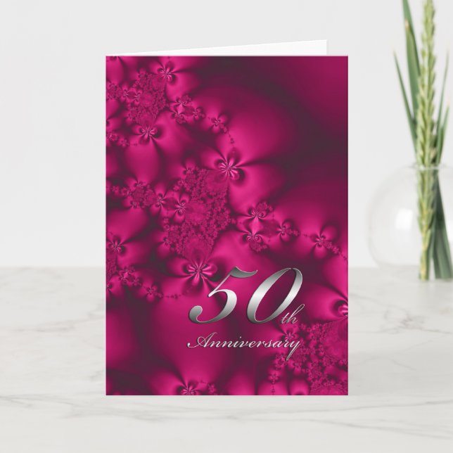 50th årsdagkort kort (Framsida)