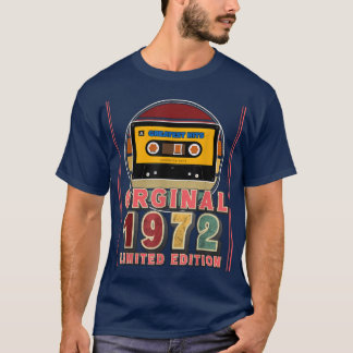 50th Birthday Gift Greatest Hits Retro Music Casse T Shirt