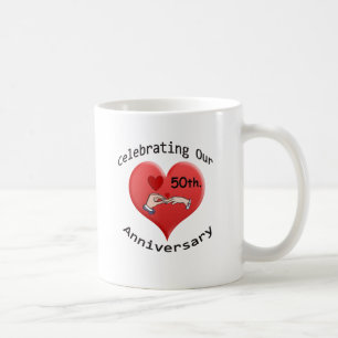 50th. Bröllopsdag Kaffemugg