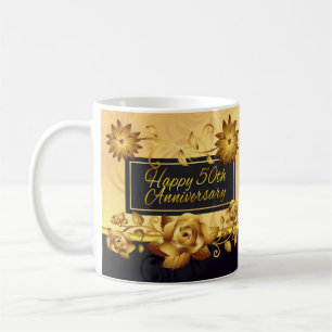 50th Bröllopsdaggåvamugg Kaffemugg