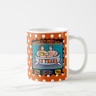 50th Bröllopsdaggåvor Kaffemugg