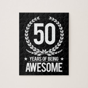 50th Födelsedag (50 år av att vara enorma) Pussel