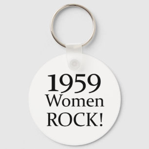 50th Födelsedag Gåva, sten för 1959 kvinnor! Nyckelring