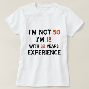 50th födelsedagdesigner tröja