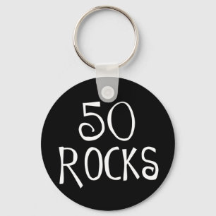 50th födelsedaggåvor, 50 STENAR Nyckelring