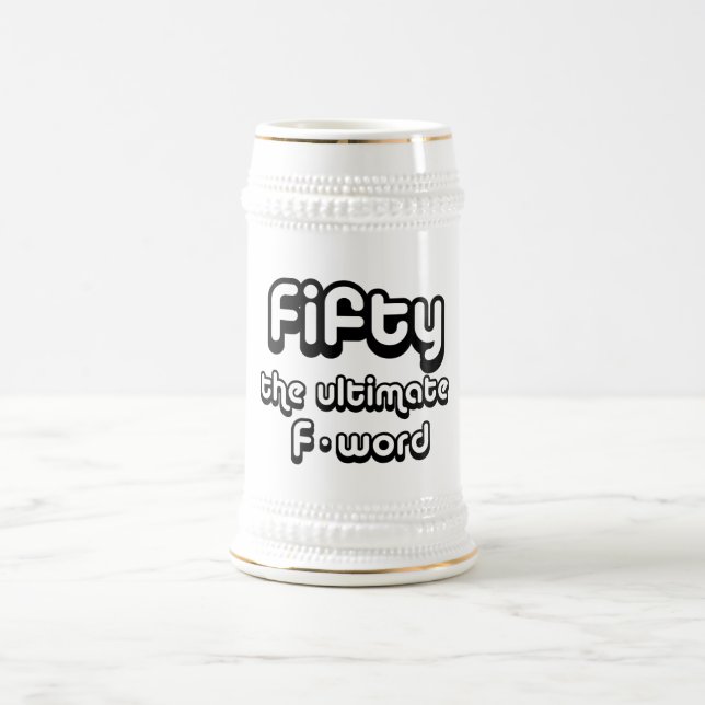 50th födelsedaggåvor - femtio, det ultimat F-ord Sejdel (Center)