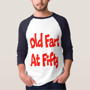 50th födelsedaggåvor för gammal fis tee shirt