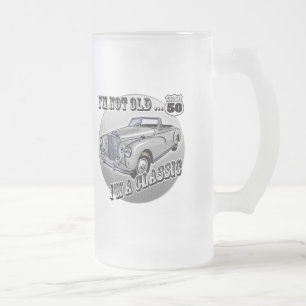50th Födelsedaggåvor Frostat Ölglas