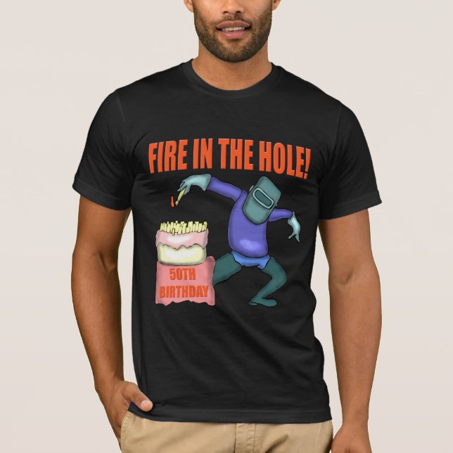 50th Födelsedaggåvor T Shirt (Framsida)