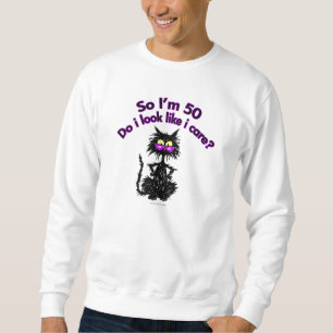 50th Födelsedagkatt Sweatshirt
