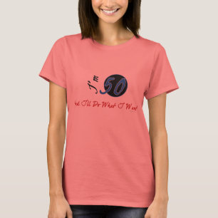 50th Födelsedagkvinna T-tröja! T-shirt