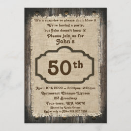 50th födelsedagmanen, partymanen, någon åldras, inbjudningar