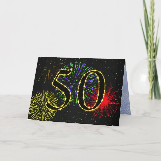 50th Födelsedagsfest inbjudan (Framsida)