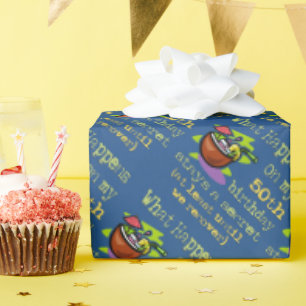 50th Födelsedagsfestgåvor. Vad händer på min 5 Presentpapper
