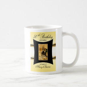 50th Födelsedagsfestsouvenir/favör Kaffemugg