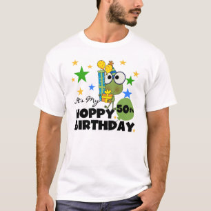 50th födelsedagT-tröja för Hoppy groda Tee Shirt