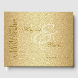 50th Foto för guldbröllopårsdagdamast Gästböcker