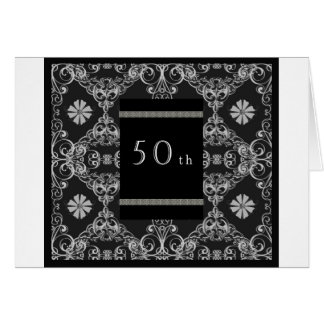 50th hälsningskort
