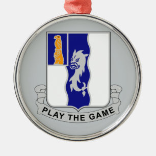 50th Infanterit Regiment - leka leken Julgransprydnad Metall