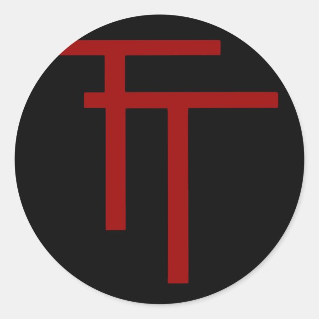 50th Infantry Division Runt Klistermärke (Framsida)