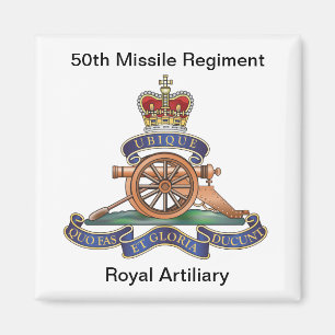 50th MissilRegimentRA Magnet