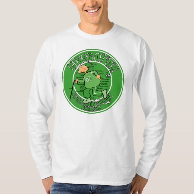 50th möteT-tröja för år 59ers Tee Shirt (Framsida)