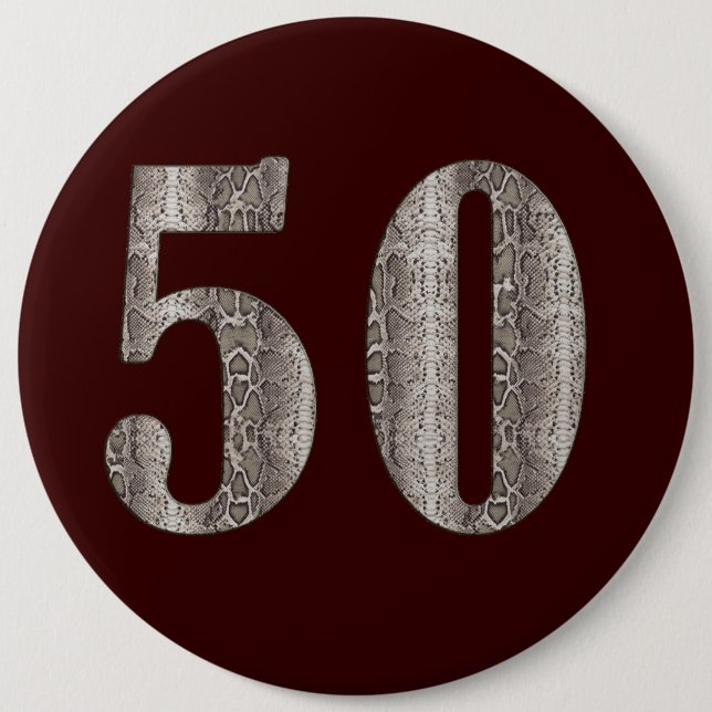 50th Snakeskin Knapp (Framsida)