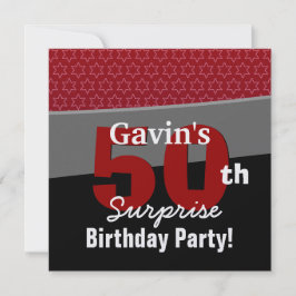 50th Stjärnor R231 för vit för Inbjudningar