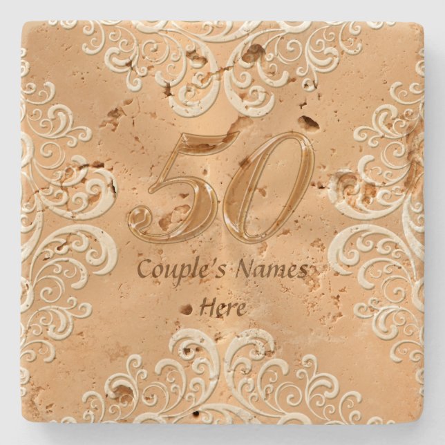 50th Underlägg för personlig för årsdaggåvaidéer (Framsidan)