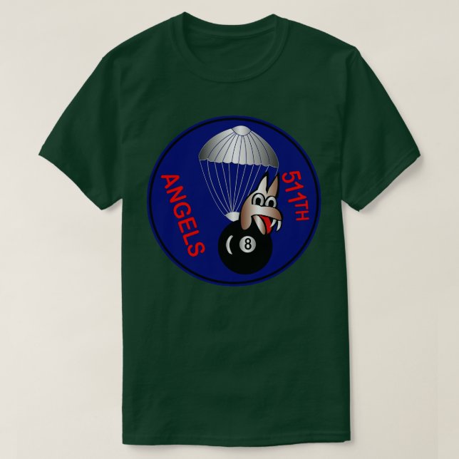 511:e Fallskärm-infanteriregementet 511:e PIR med  T Shirt (Design framsida)