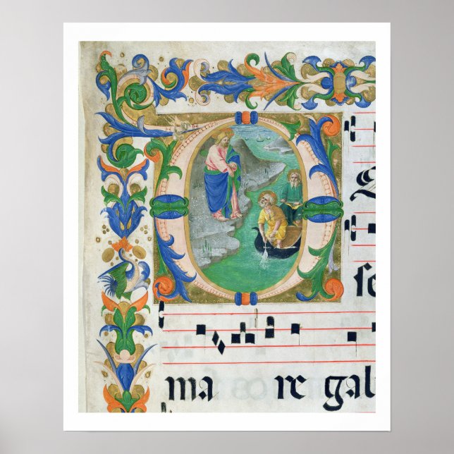 515 f.1r Det Miraculous Draft Fishes, från Poster (Framsidan)