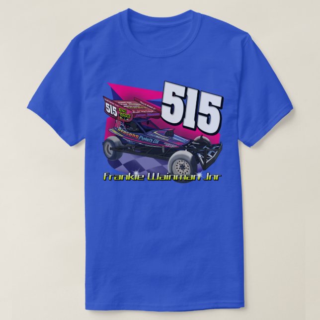 515 Frankie Wainman Jnr Brisca F1 2021 Tarmac T Shirt (Design framsida)