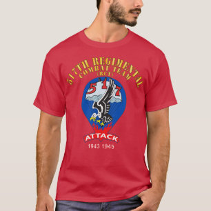 517:e Fallskärm Regimental Combat Team RCT Attack T Shirt