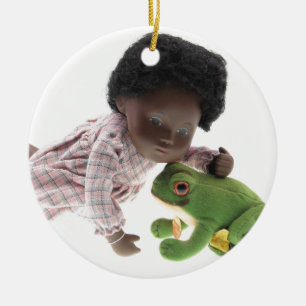 519 Sasha Cara Black  Baby-ornament Julgransprydnad Keramik