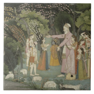 51.207/28 Nanda som frågar Radha för att eskorte Kakelplatta