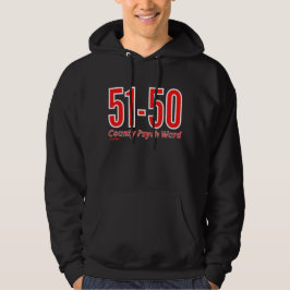"51-50" lustig grevskapspsys inkompis hoodie
