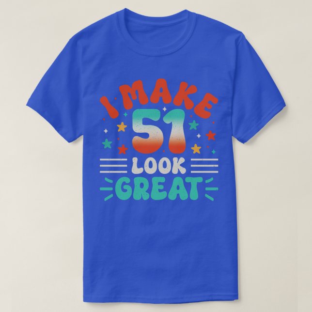 51:a födelsedagen 1 t shirt (Design framsida)