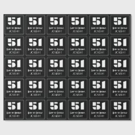 51:a födelsedagen: Art Deco Inspired Titta "51" oc Presentpapper