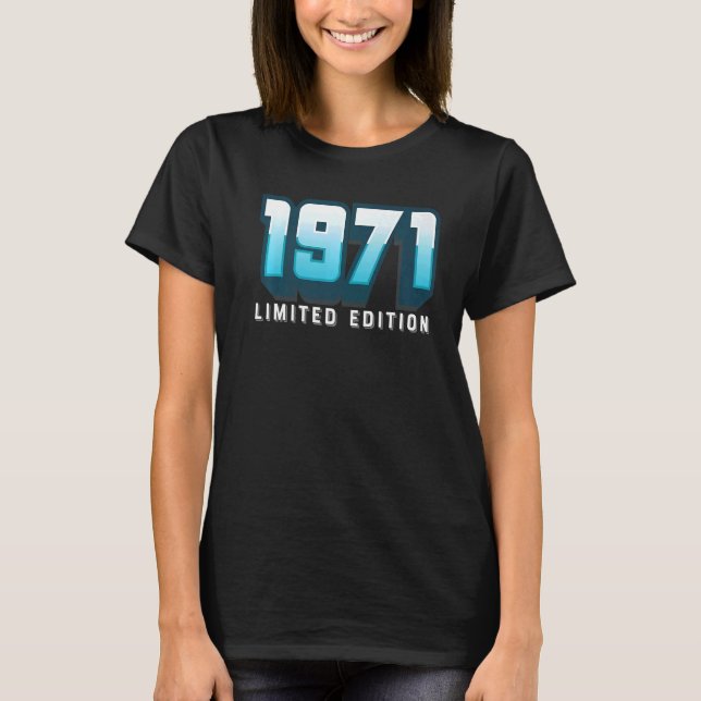 51:a födelsedagen Dam Manar 51 år 1971 1 T Shirt (Framsida)