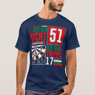 51:a födelsedagen Darts Funny Say Darts Ord T Shirt