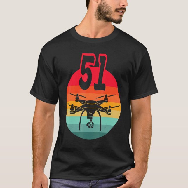 51:a födelsedagen: jag återställer fjärrstyrda enh t shirt (Framsida)