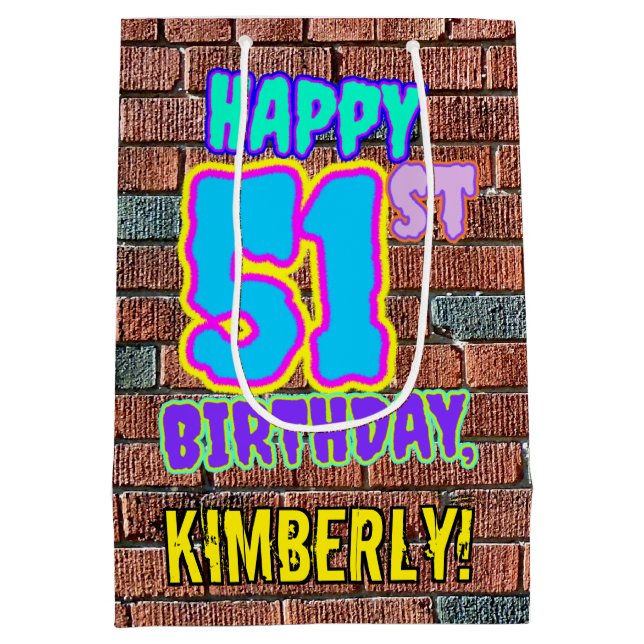 51:a födelsedagen: Roligt, Urban Graffiti Inspired (Baksidan)