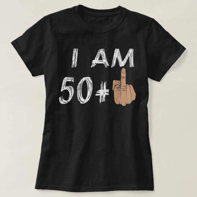 51:a Födelsedagsfesten Manar Kvinnor 51 år gamla B T Shirt (Design framsida)