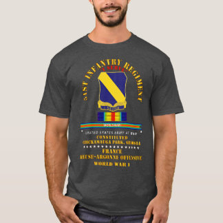 51:a infanteriregim I  Frankrike WWI T Shirt