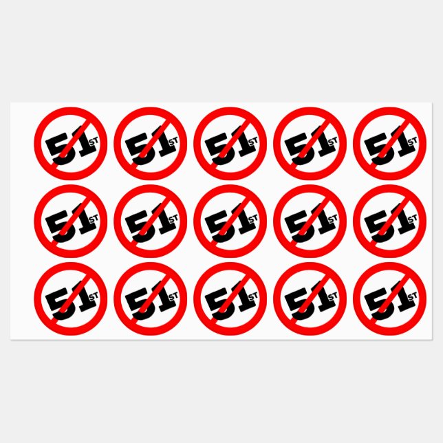 51:a lägesnr klistermärke (Ark)