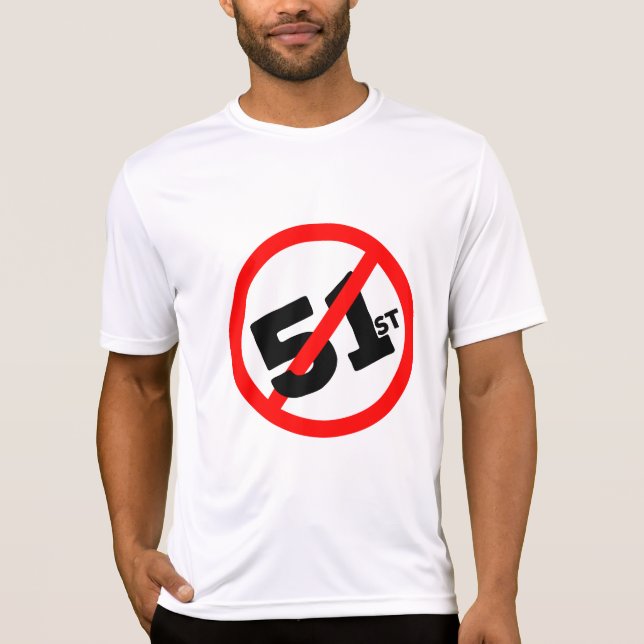 51:a Staten Nej T Shirt (Framsida)