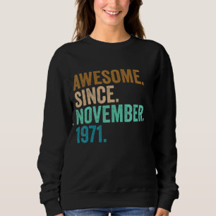 51 år gamla gåvor Fantastisk sedan november 1971 5 T Shirt