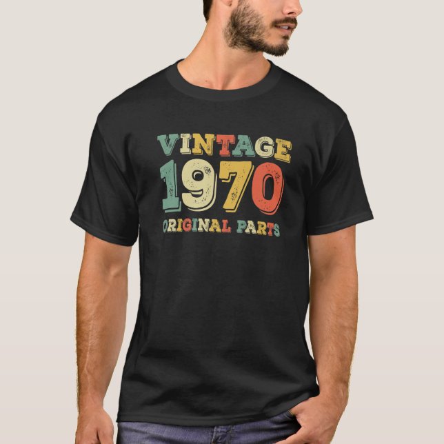 51 år gamla gåvor födda 1970, originaldelar 51st t shirt (Framsida)